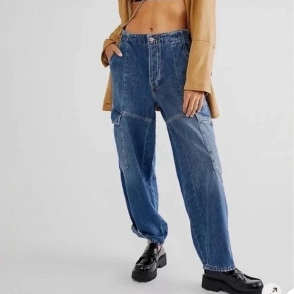 Free People We The Free All Star Cargo Jeans - Small